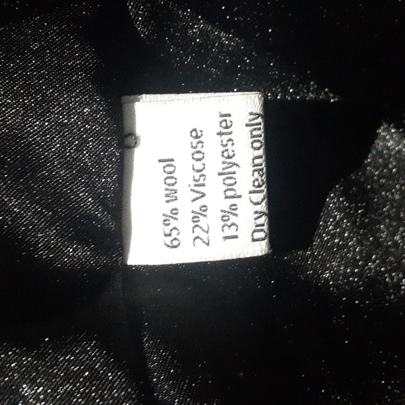 Two Women & A Trunk Women's Wool Blend Mid Length Jacket Dark Navy Size Large - Picture 7 of 7